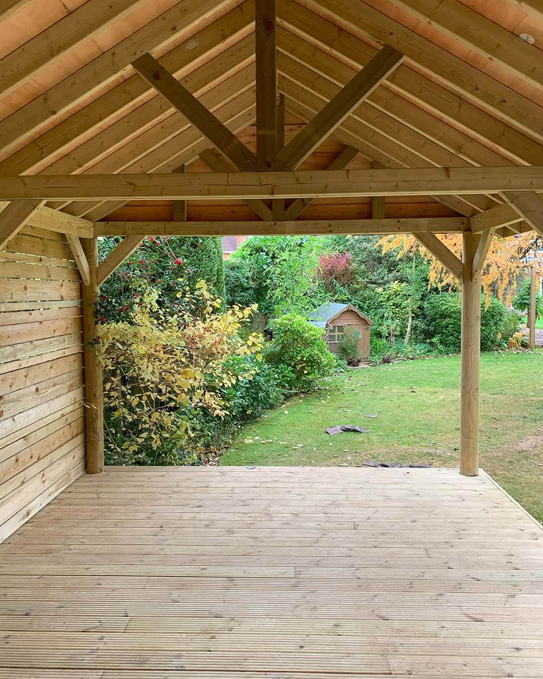 Beautiful handcrafted pavillions